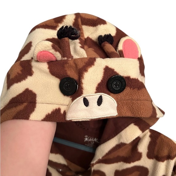 Nick & Nora Giraffe Hooded Pajama – Size XXL – Cozy One-Piece - Picture 3 of 10